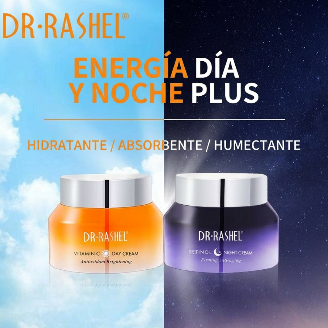 Cremas Faciales día y noche Dr. Rashel